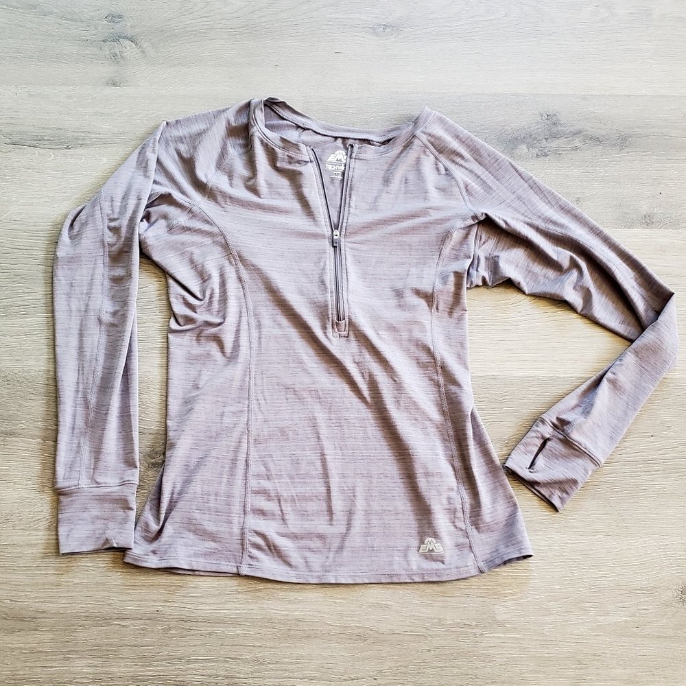 EMS Tech Wick long sleeve 1/2 zip top, S